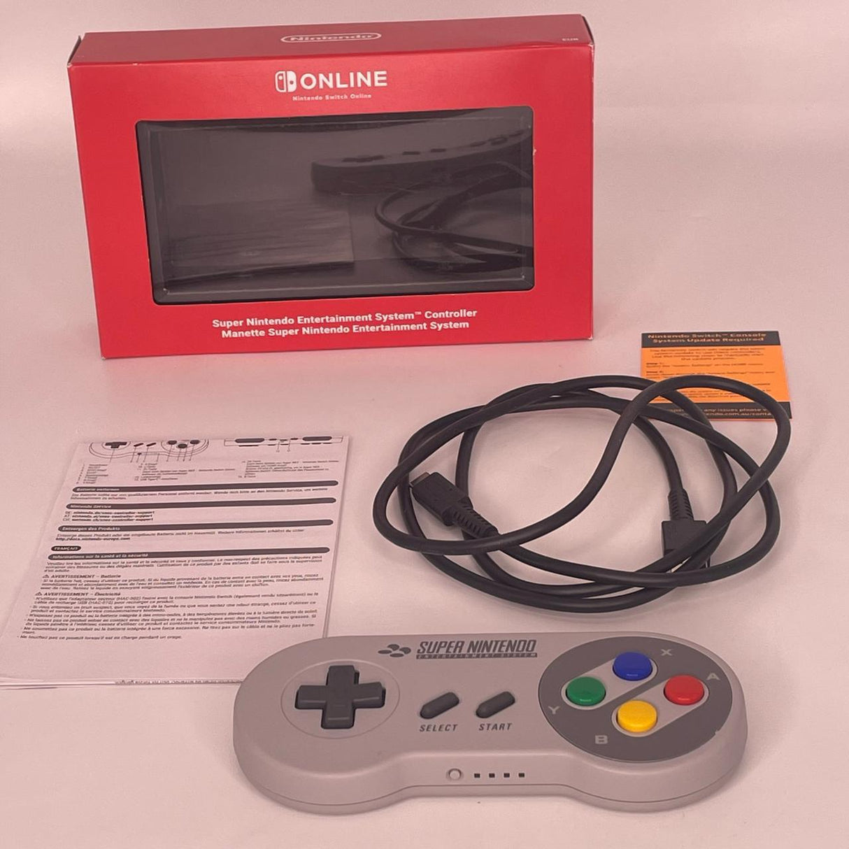Super Nintendo Entertainment System Nintendo Switch Online Controller Boxed