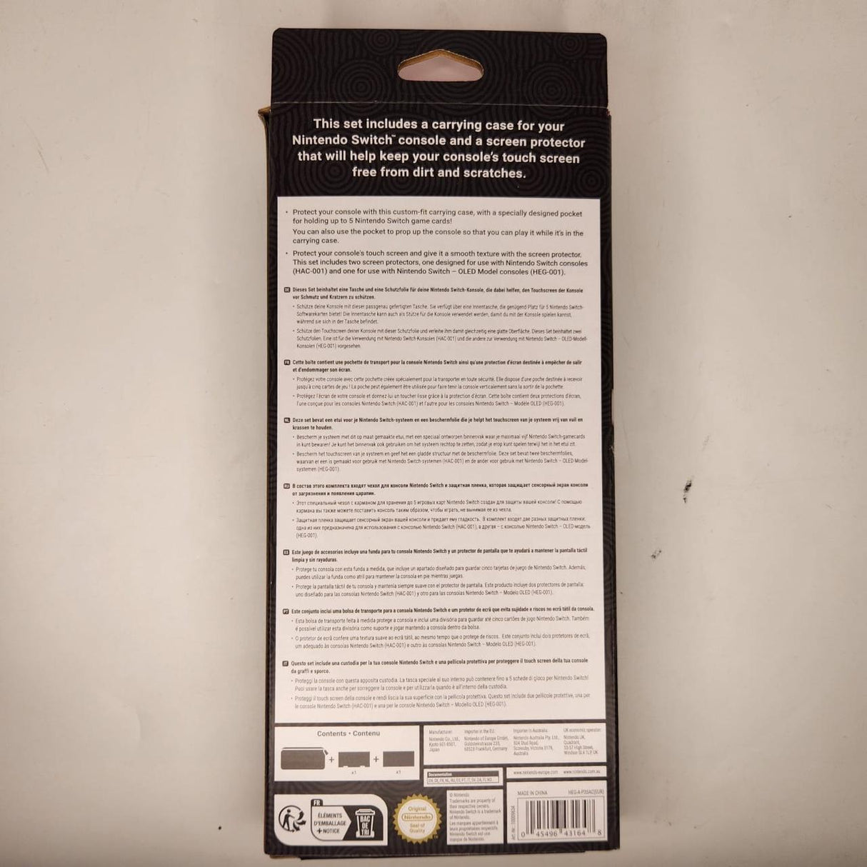 Nintendo Switch Carrying Case The Legend Of Zelda Tears Of The Kingdom Edition