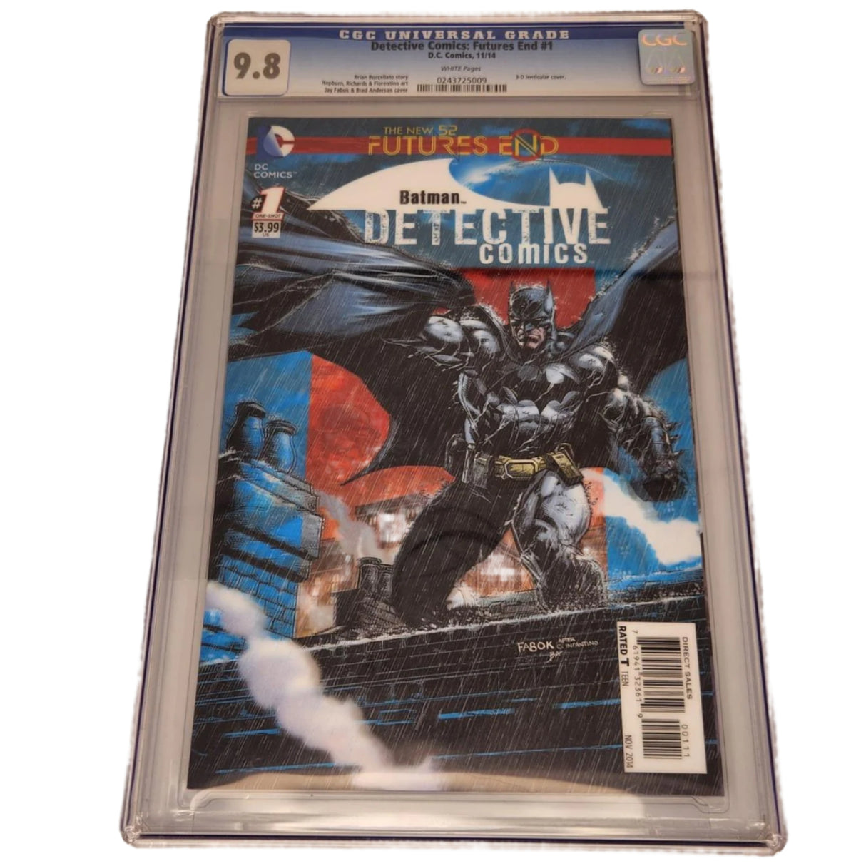 Batman Detective Comics #1 Futures End CGC 9.8 3D Comic Book