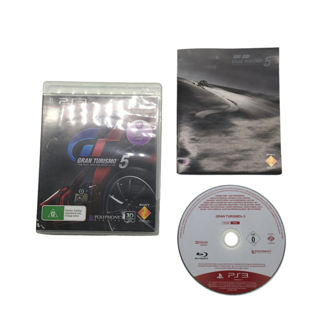 Gran Turismo 5 Promo Copy Not For Resale PS3 PlayStation 3 Game + Manual PAL