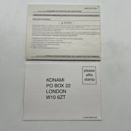 Castlevania Game Boy Advance GBA Game Boxed + Manual PAL