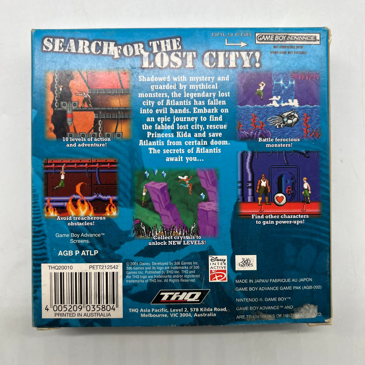 Disney's Atlantis: The Lost Empire Game Boy Advance Game Boxed Complete-Trippy Trades