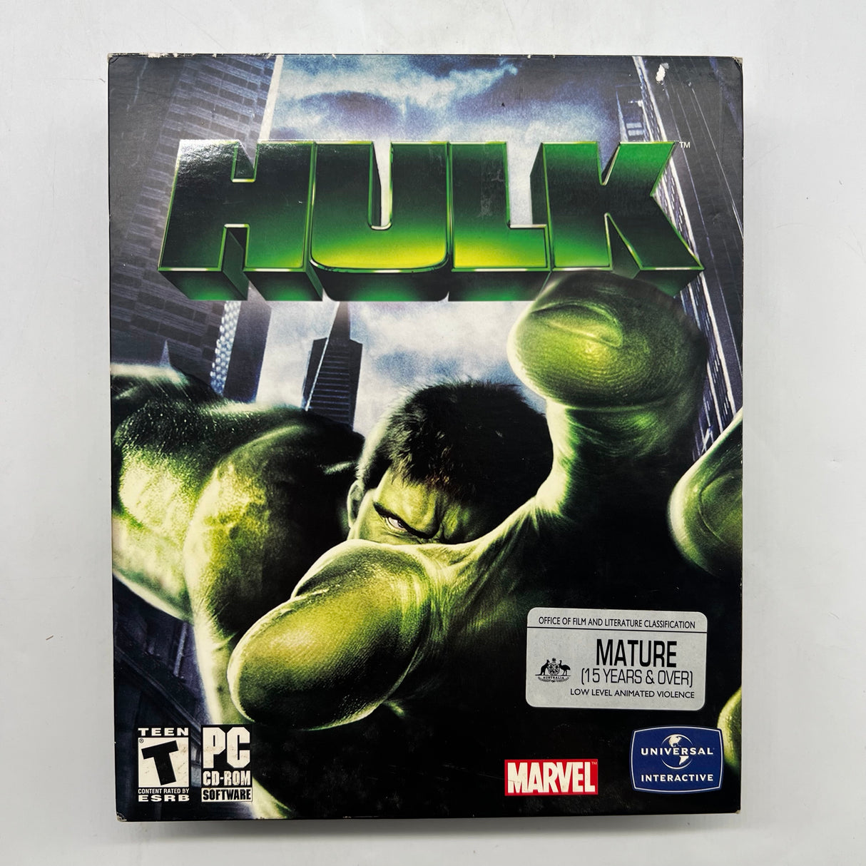 Hulk PC Game CD Big Box Complete