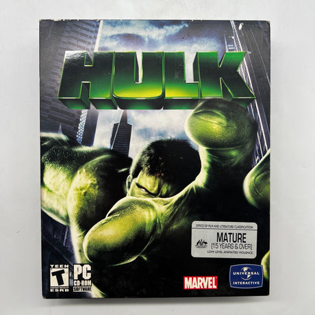 Hulk PC Game CD Big Box Complete