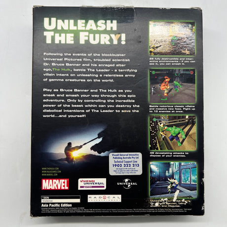 Hulk PC Game CD Big Box Complete