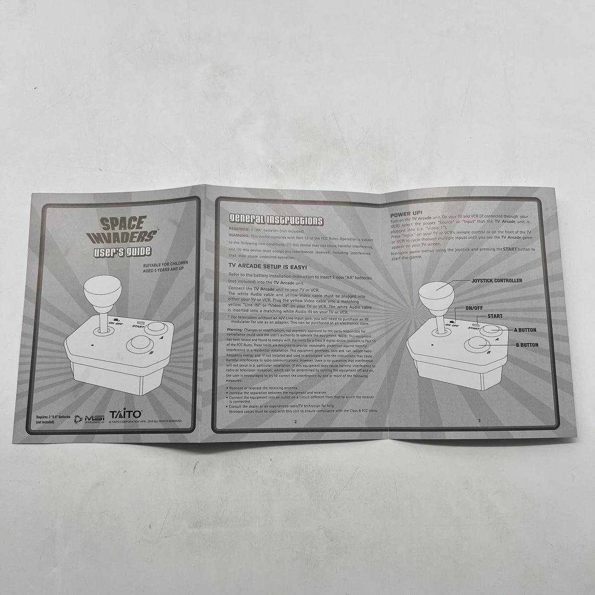 Space Invaders Plug and Play MSI TV Entertainment System