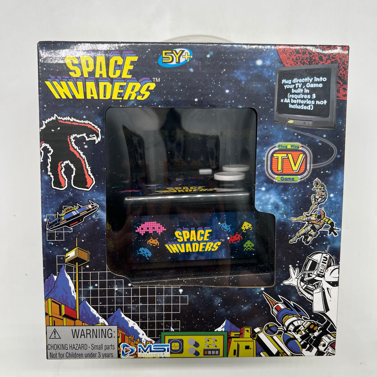 Space Invaders Plug and Play MSI TV Entertainment System