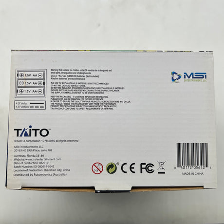 Space Invaders Plug and Play MSI TV Entertainment System