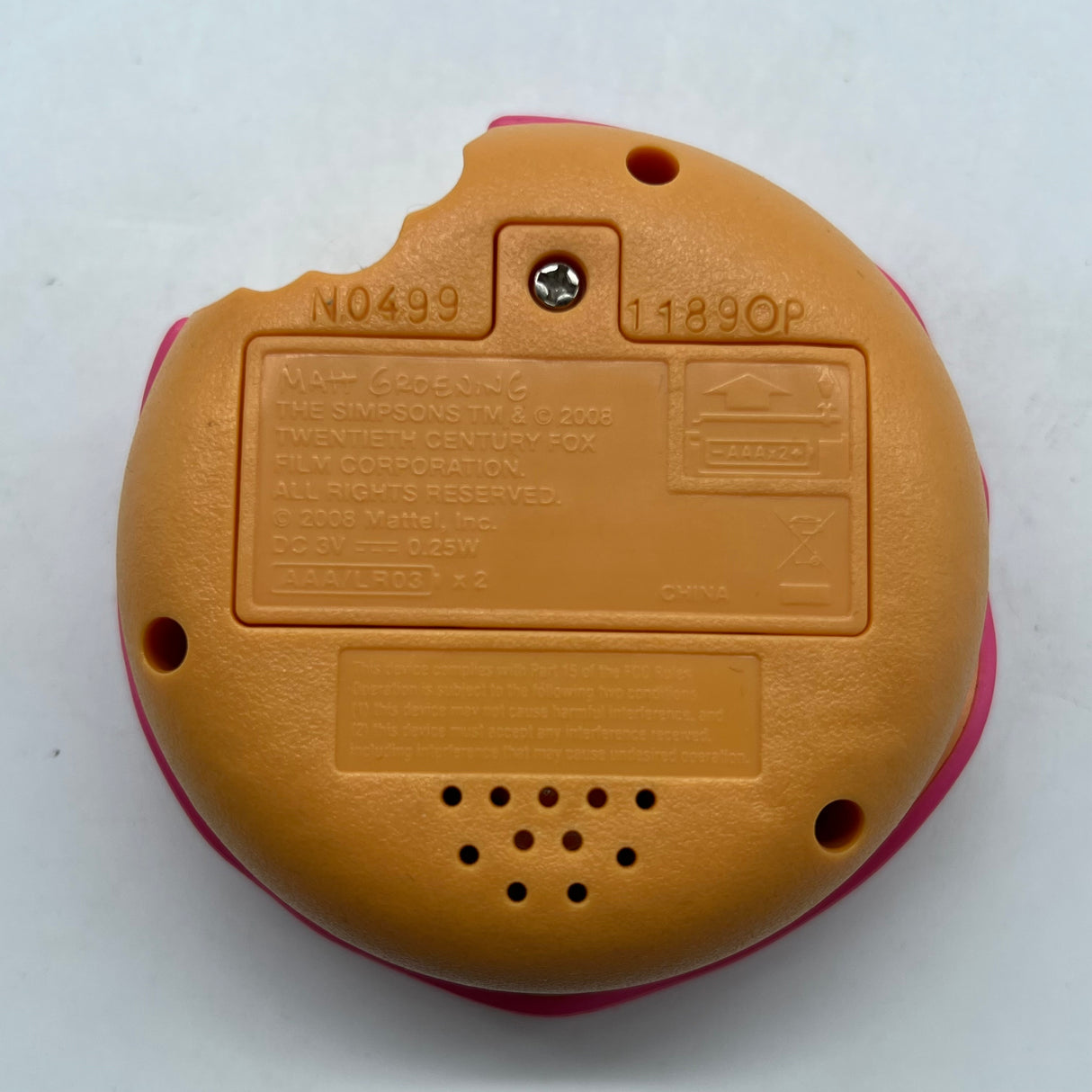 Radica 20Q The Simpsons Handheld Electronic Quiz Game 20 Questions