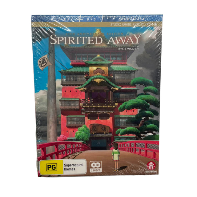 Spirited Away Blu-ray DVD Combo Pack 20th Anniversary Edition Brand New Sealed