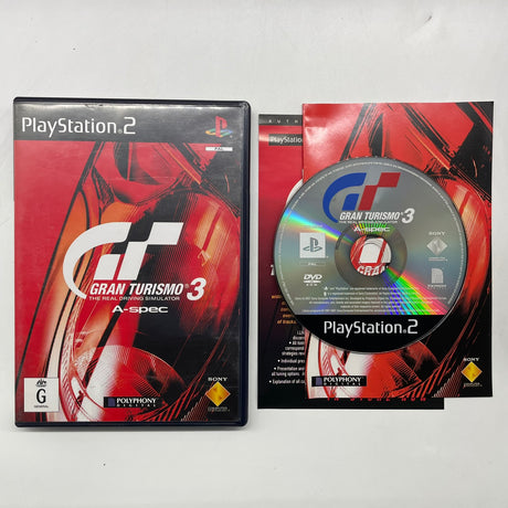 GT Force Gran Turismo 3 A-Spec Logitech Wired Racing Wheel with Pedals PS2 PlayStation 2 Boxed Complete-Trippy Trades