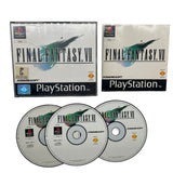 Final Fantasy VII 7 PS1 PlayStation 1 3-Disc Game PAL