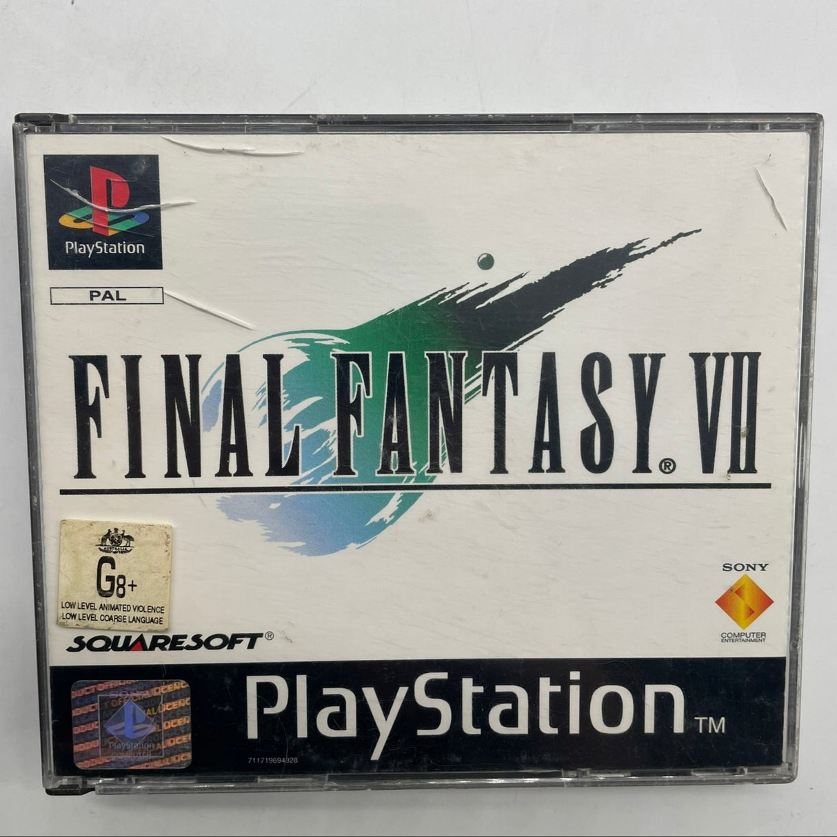 Final Fantasy VII 7 PS1 PlayStation 1 3-Disc Game PAL