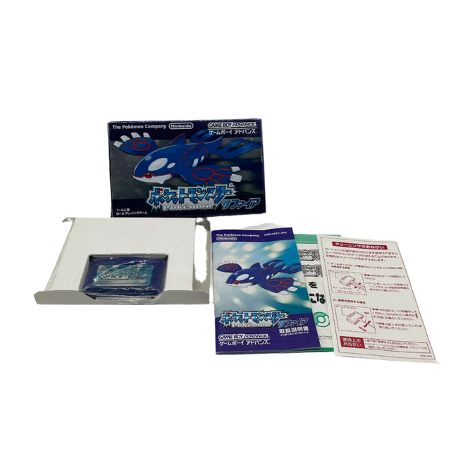 Pokemon Sapphire Game Boy Advance GBA Game Boxed Japanese Complete