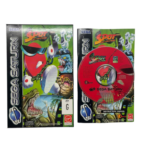 Spot Goes To Hollywood Sega Saturn Game + Manual