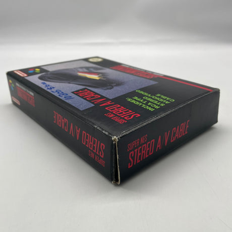 Super Nintendo Entertainment System SNES Stereo A/V AV Cable Boxed