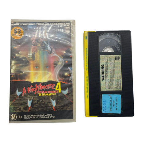 A Nightmare On Elm Street 4: The Dream Master VHS Cassette Tape