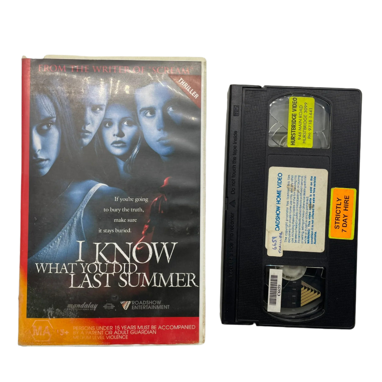 I Know What You Did Last Summer VHS Cassette Tape