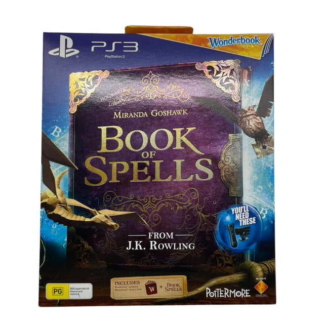 Wonderbook Book of Spells PlayStation 3 PS3 Boxed Game Brand New