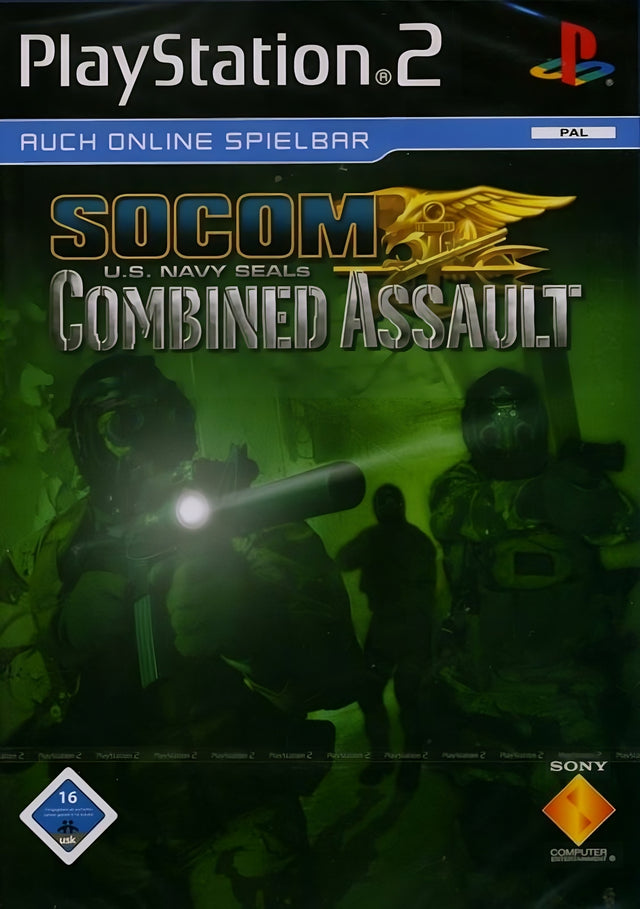 SOCOM: U.S. Navy SEALs: Combined Assault Playstation 2 PS2 Game PAL