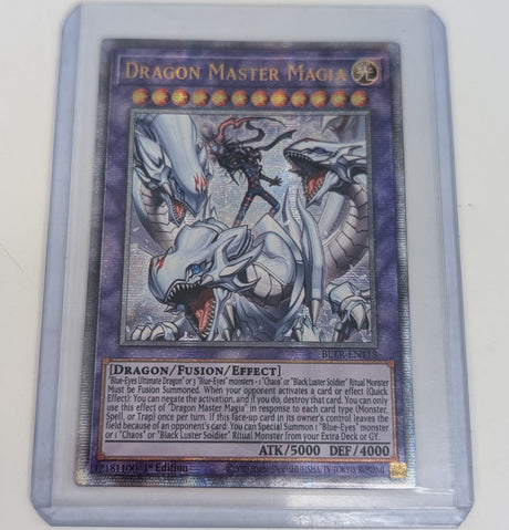 Dragon Master Magia BLTR-EN118 Quarter Century Secret Rare, 1st edition , NM