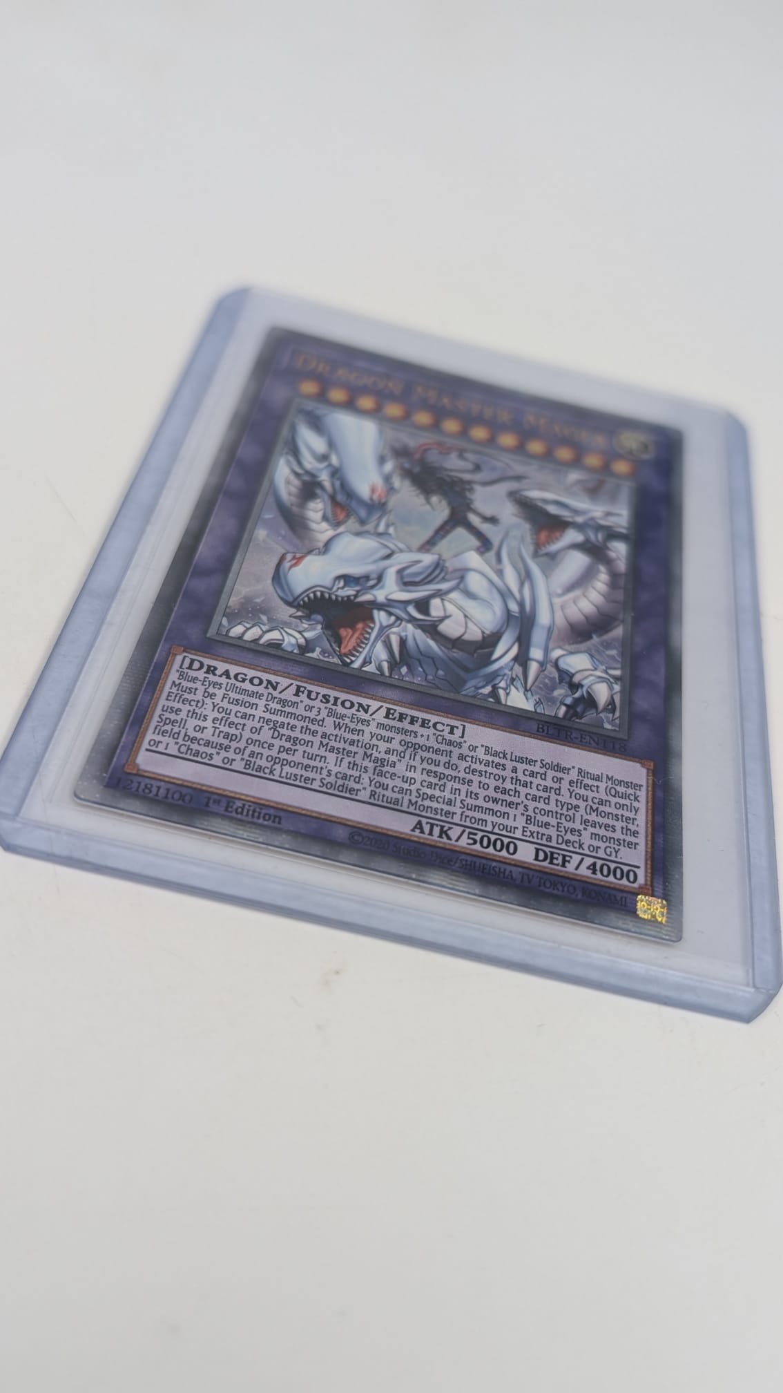 Dragon Master Magia BLTR-EN118 Quarter Century Secret Rare, 1st edition , NM