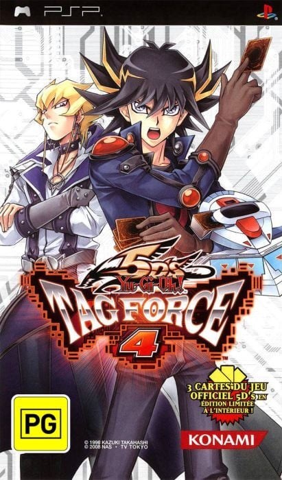 Yu-Gi-Oh! 5D's Tag Force 4 Playstation Portable PSP Game PAL