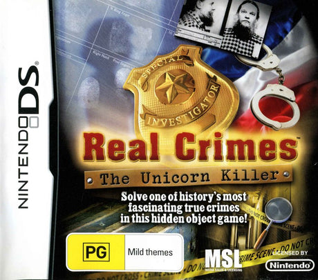 Real Crimes: The Unicorn Killer Nintendo DS NDS Game PAL