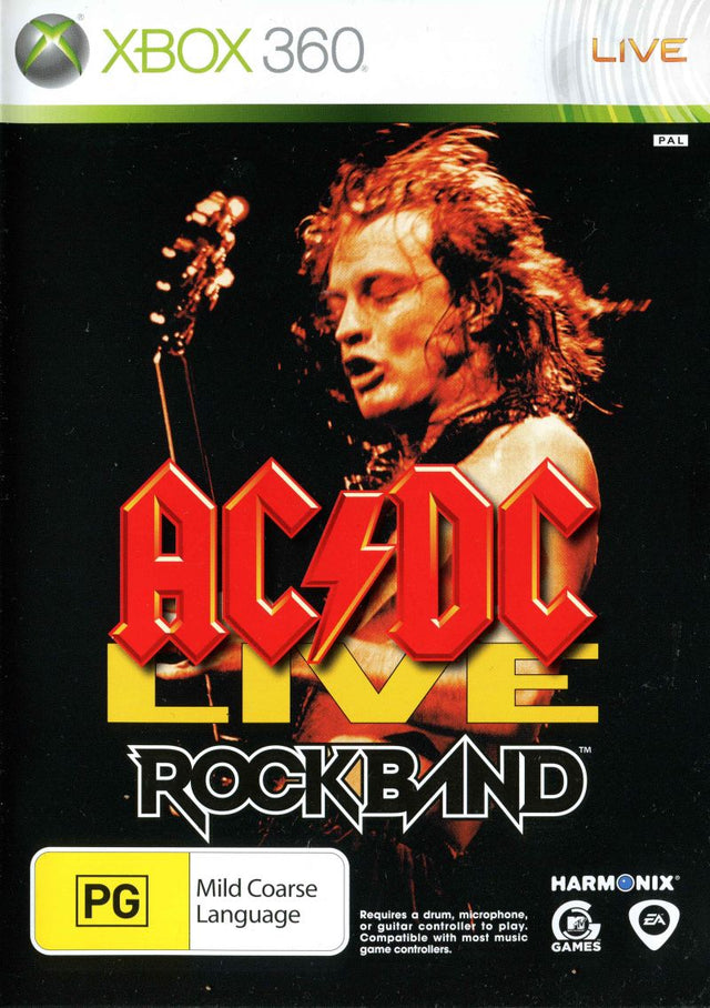 AC/DC Live: Rock Band Track Pack Xbox 360 Game PAL-Trippy Trades