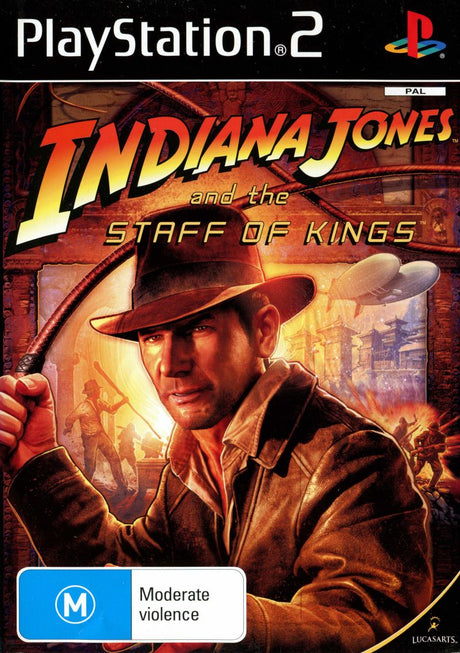 Indiana Jones and the Staff of Kings Playstation 2 PS2 Game PAL Sony Playstation 2 Game