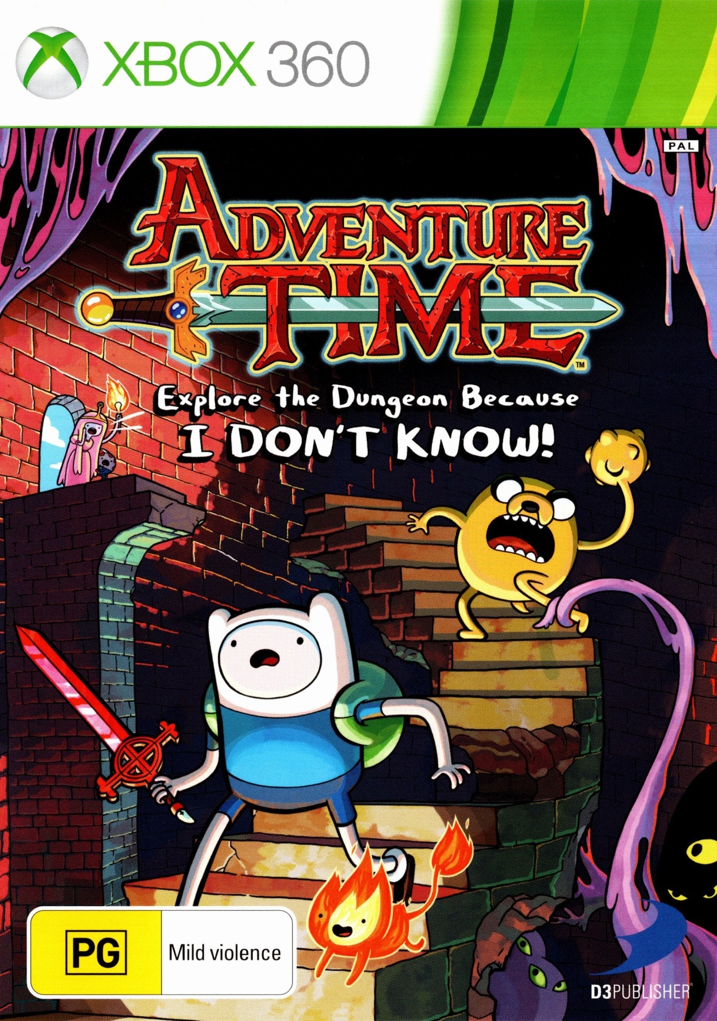 Adventure Time: Explore The Dungeon Because I Don't Know! Xbox 360 Game PAL