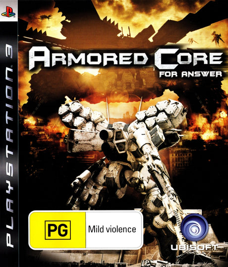 Armored Core For Answer Playstation 3 PS3 Game PAL