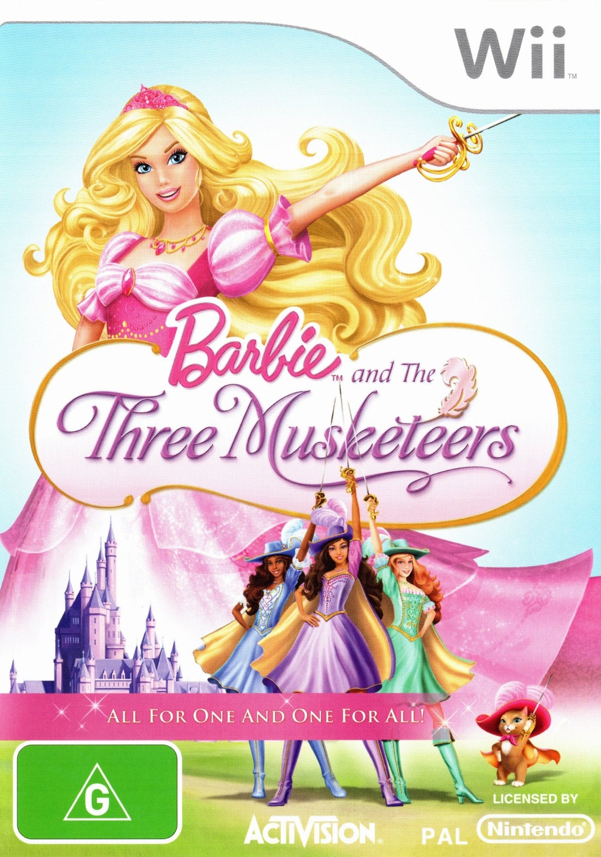 Barbie and the Three Musketeers Nintendo Wii Game PAL