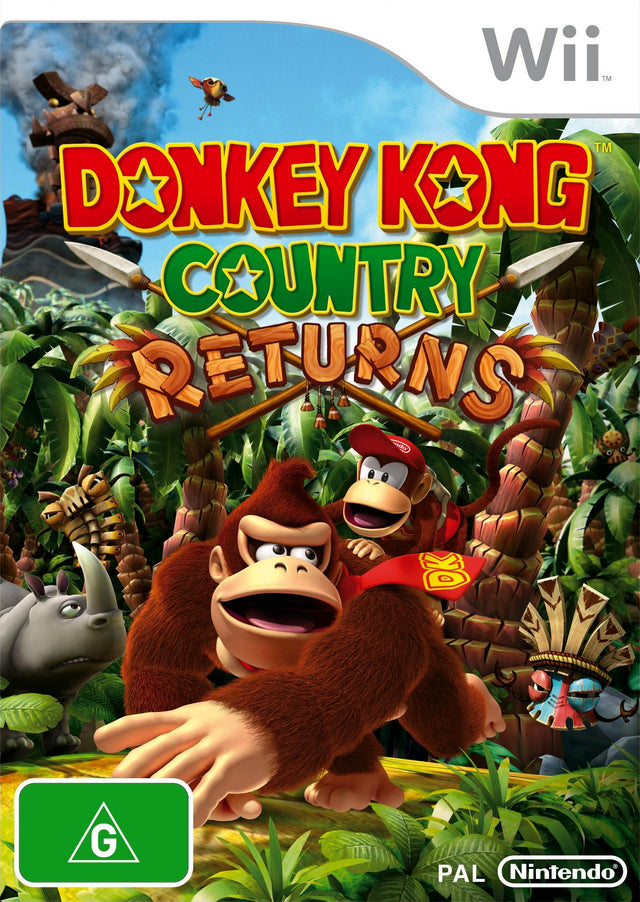 Donkey Kong Country Returns Nintendo Wii Game PAL