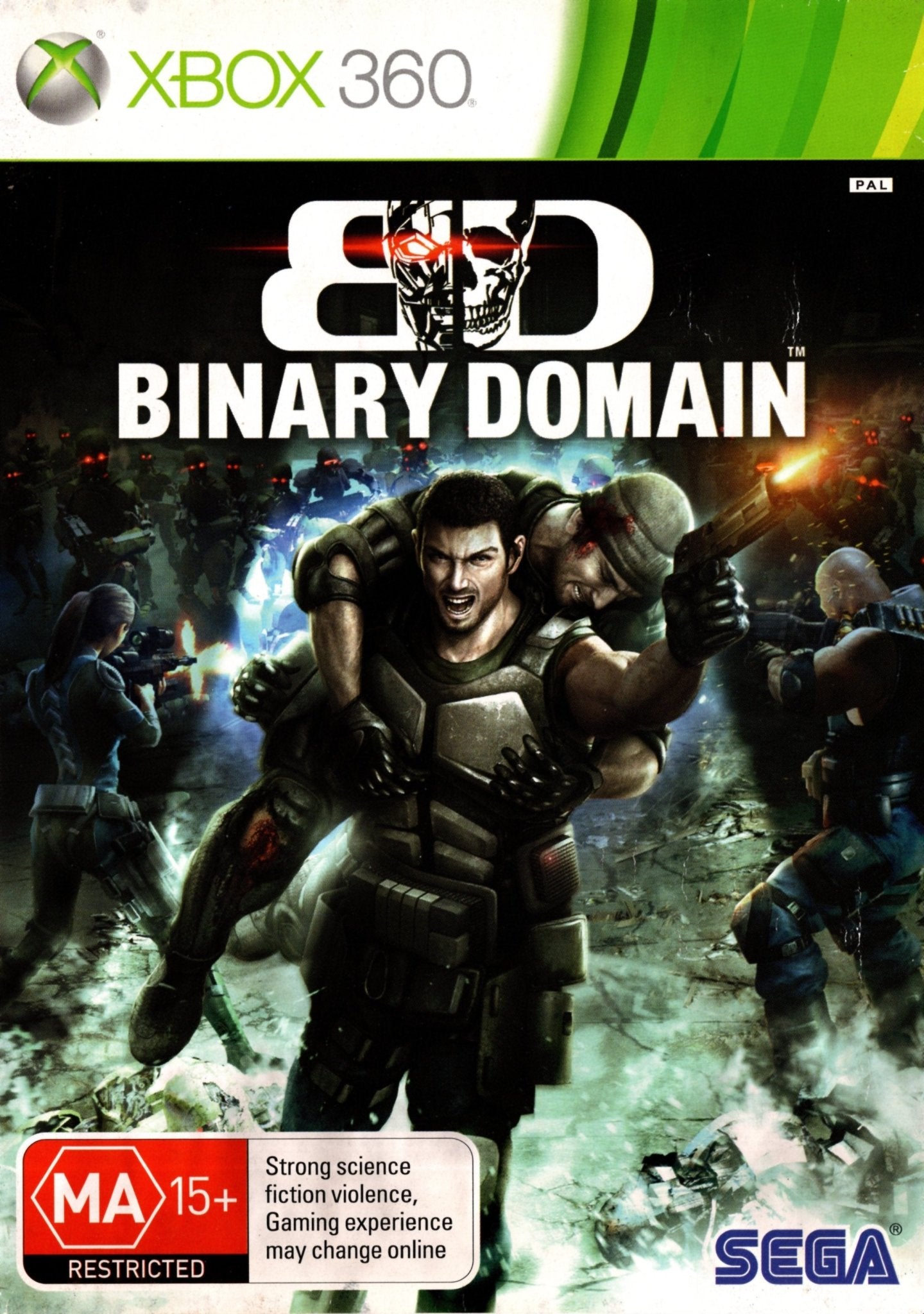Binary Domain Xbox 360 Game PAL