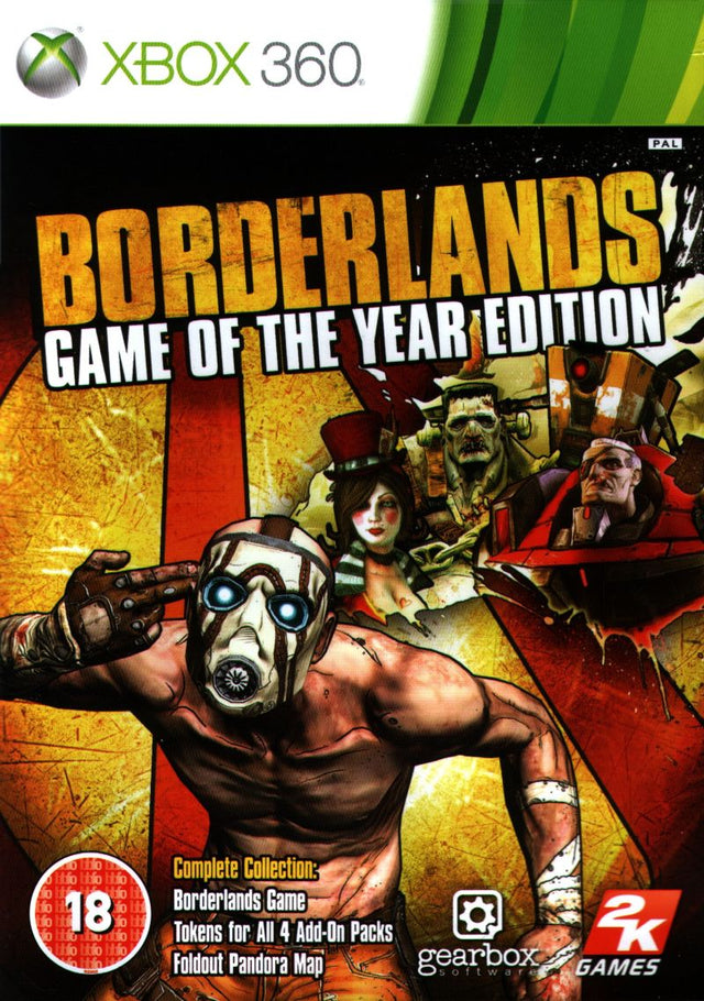 Borderlands: Game of the Year Edition Xbox 360 Game PAL