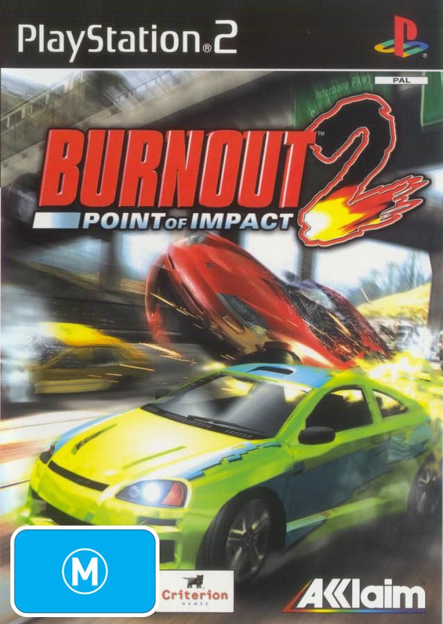 Burnout 2: Point of Impact Playstation 2 PS2 Game PAL