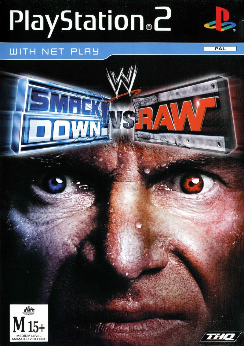 WWE SmackDown! vs. Raw Playstation 2 PS2 Game PAL