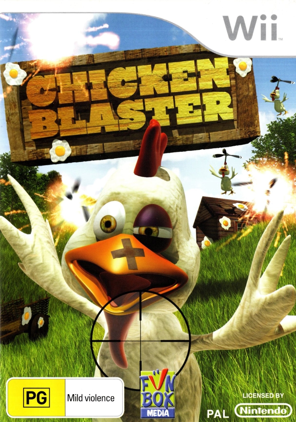 Chicken Blaster Nintendo Wii Game PAL