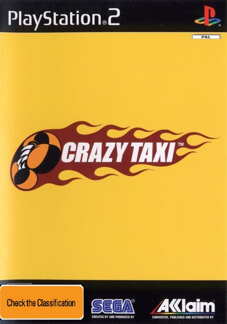 Crazy Taxi Playstation 2 PS2 Game PAL