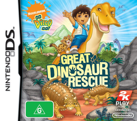 Go, Diego, Go! Great Dinosaur Rescue Nintendo DS NDS Game PAL