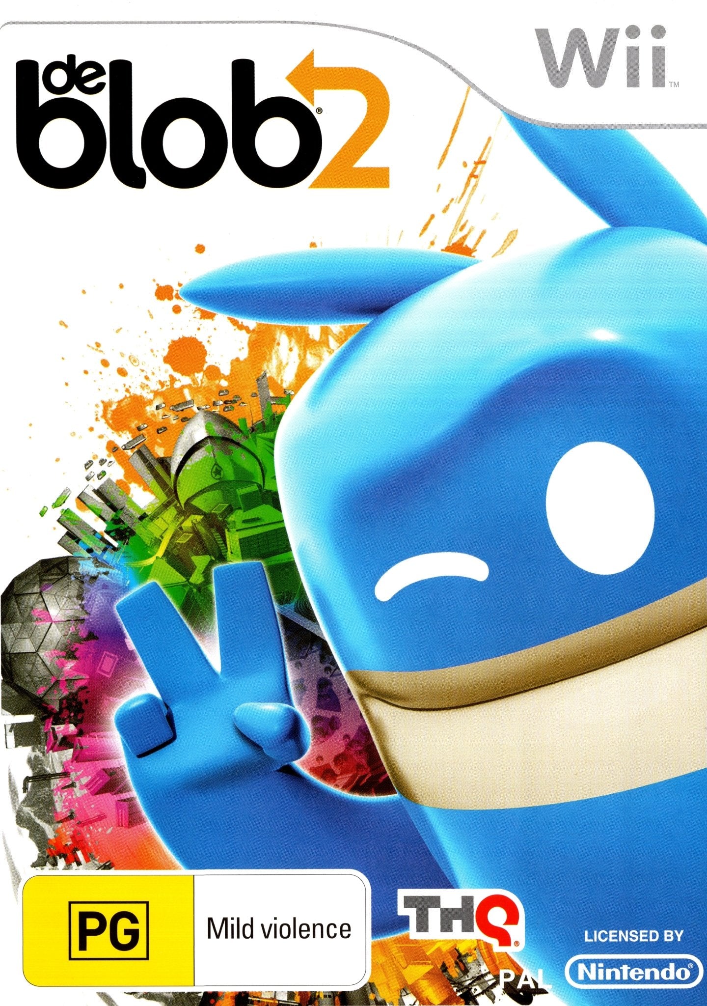 de Blob 2 Nintendo Wii Game PAL