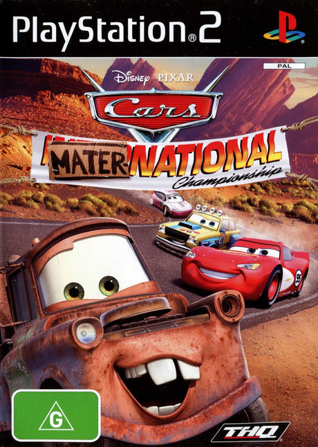 Cars: Mater-National Championship Playstation 2 PS2 Game PAL