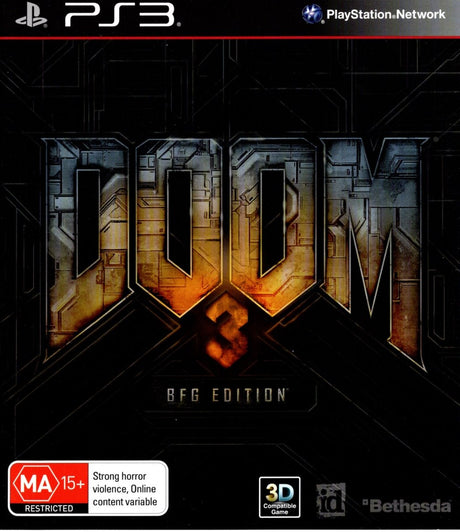 DOOM 3: BFG Edition Playstation 3 PS3 Game PAL