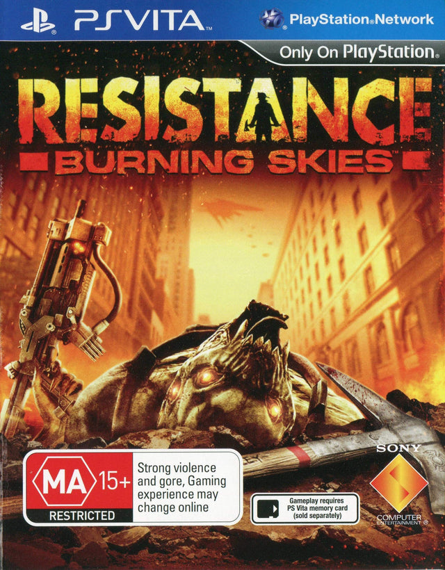 Resistance: Burning Skies Playstation Vita Game PAL