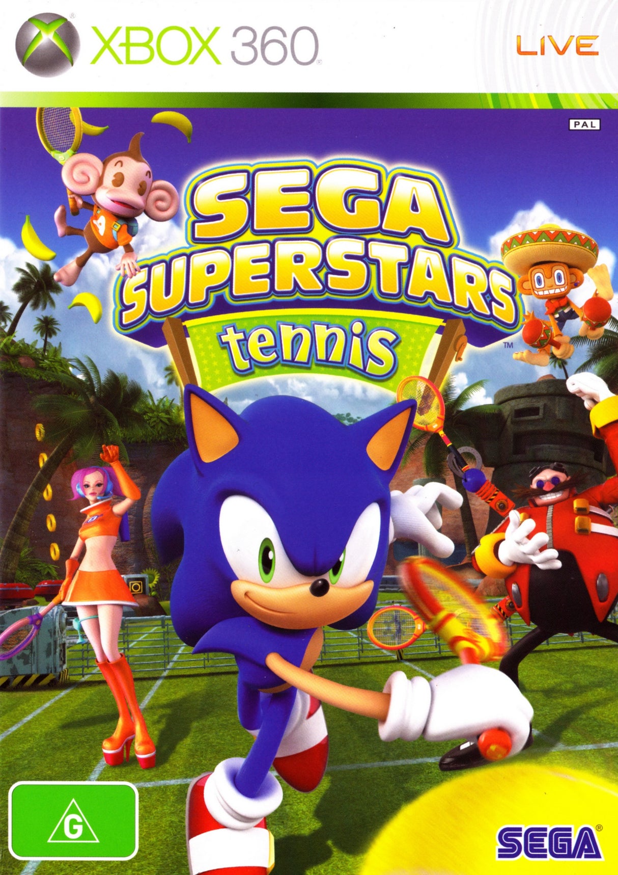 Sega Superstars Tennis + Xbox Live Arcade Xbox 360 Game PAL