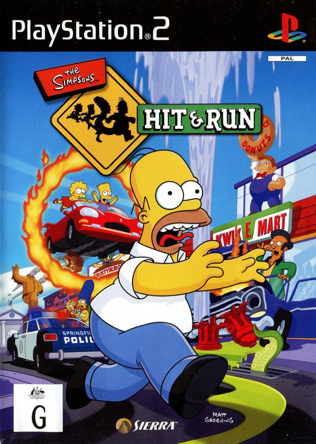 The Simpsons: Hit & Run Playstation 2 PS2 Game PAL