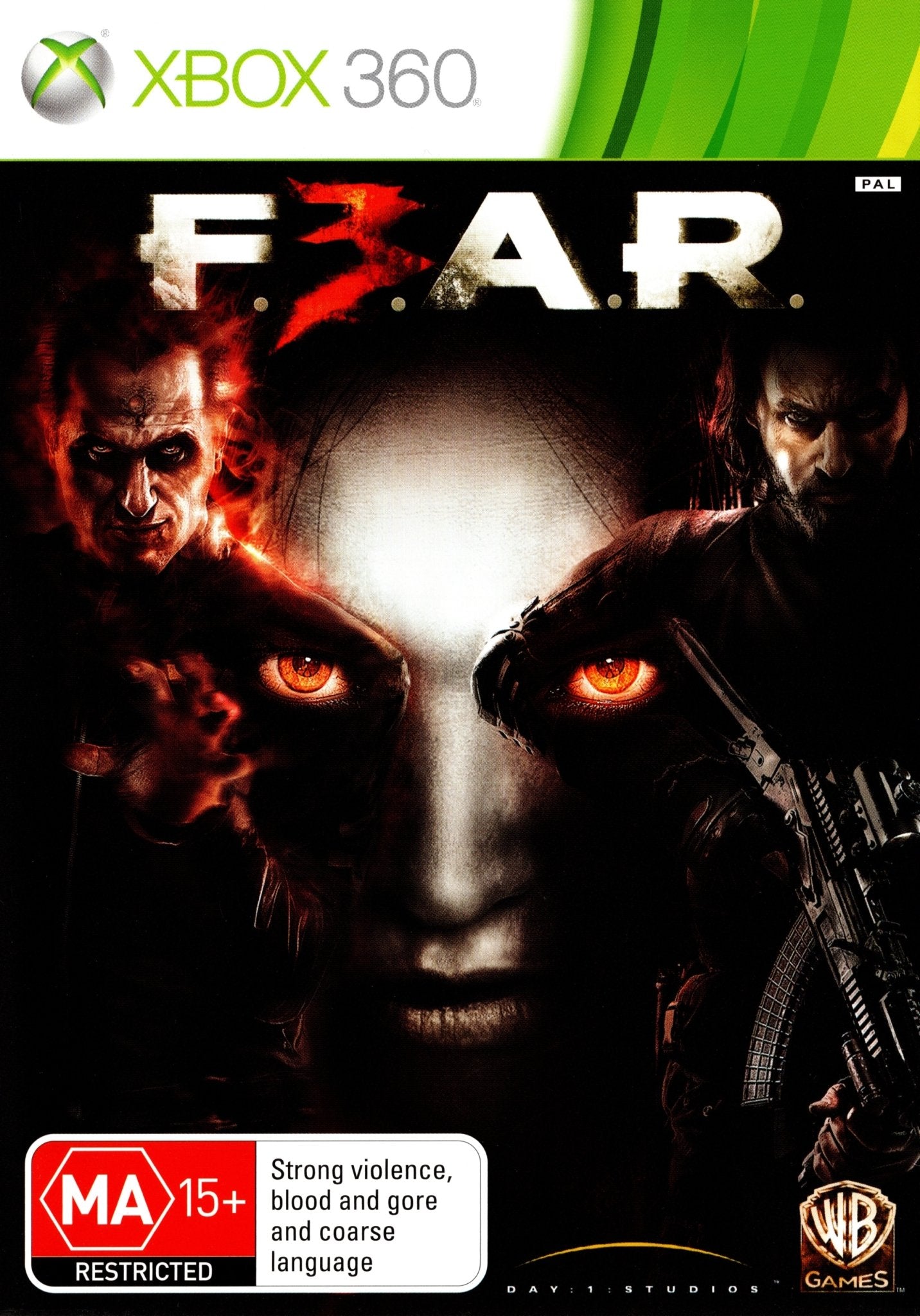 F.3.A.R. F3AR Fear 3 Xbox 360 Game PAL