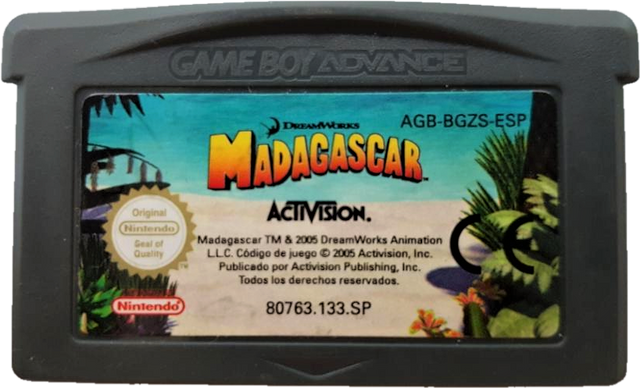 Madagascar Game Boy Advance GBA Game PAL