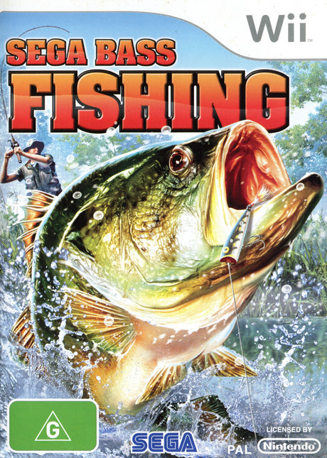 Sega Bass Fishing Nintendo Wii Game PAL